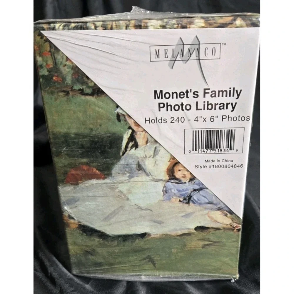 VTG Photo Library Set‎ Each Book Holds 80 4X6 Photos Claude Monet Family Art